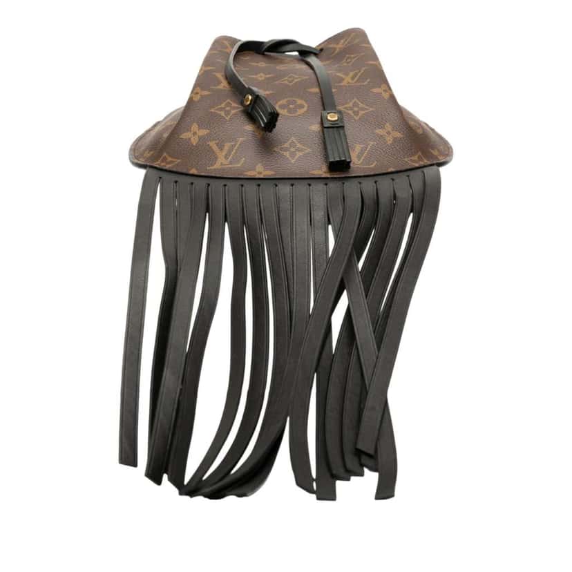 Louis Vuitton Monogram Fringed Noe Brown Good condition - Inside View