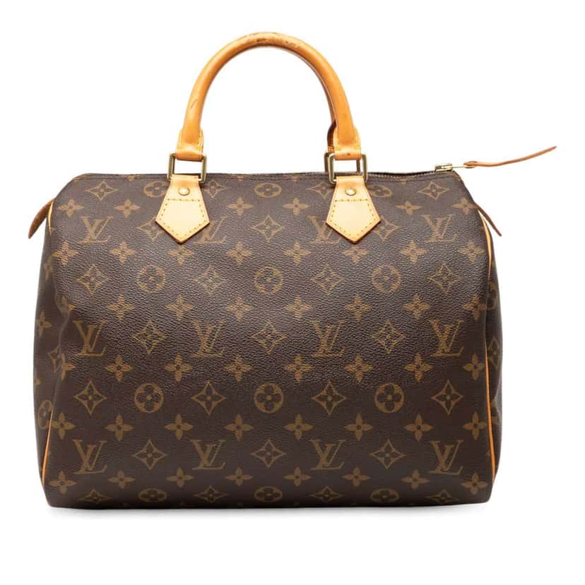 Louis Vuitton Monogram Speedy 30 Brown Good condition - Front View