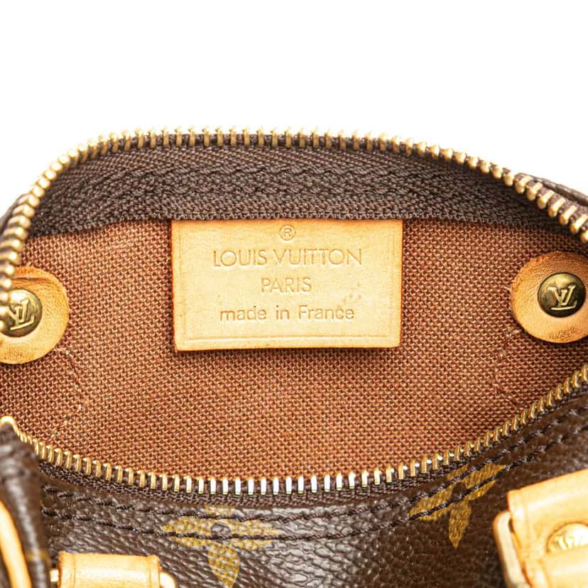 Louis Vuitton Monogram Mini Speedy HL Brown Canvas Good condition - Box View