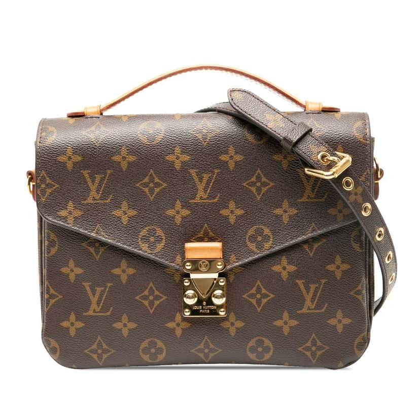 Louis Vuitton Monogram Pochette Metis Brown Good condition - Front View