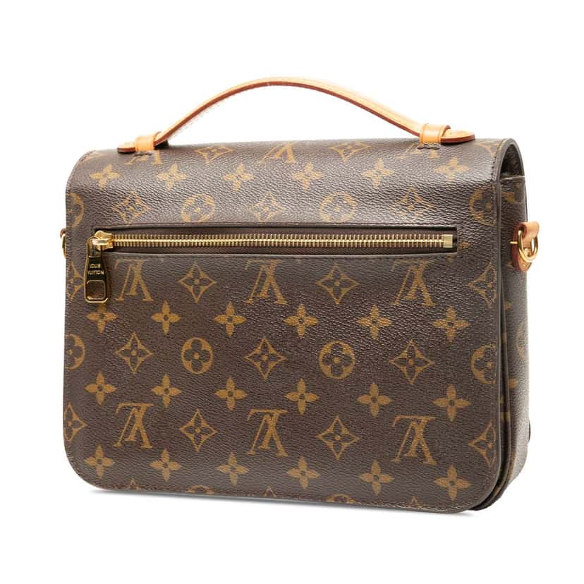 Louis Vuitton Monogram Pochette Metis Brown Good condition - Back View