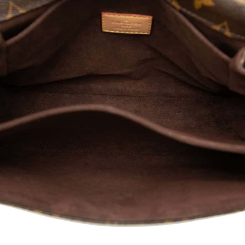 Louis Vuitton Monogram Pochette Metis Brown Good condition - Model View