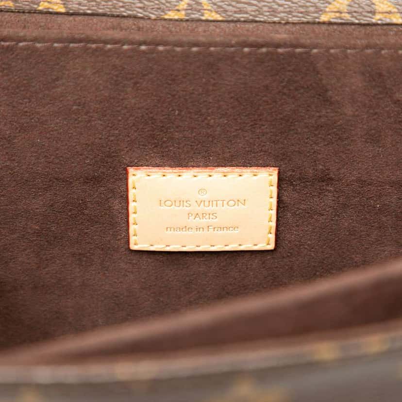 Louis Vuitton Monogram Pochette Metis Brown Good condition - Box View