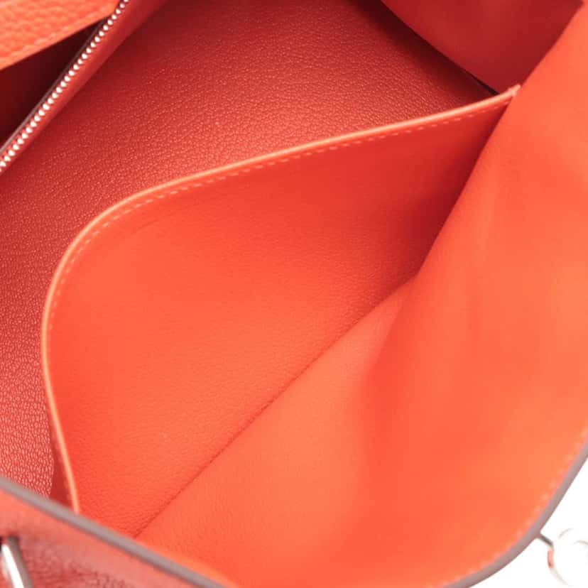 Hermès Togo Birkin Retourne 25 Orange Leather Good condition - Model View