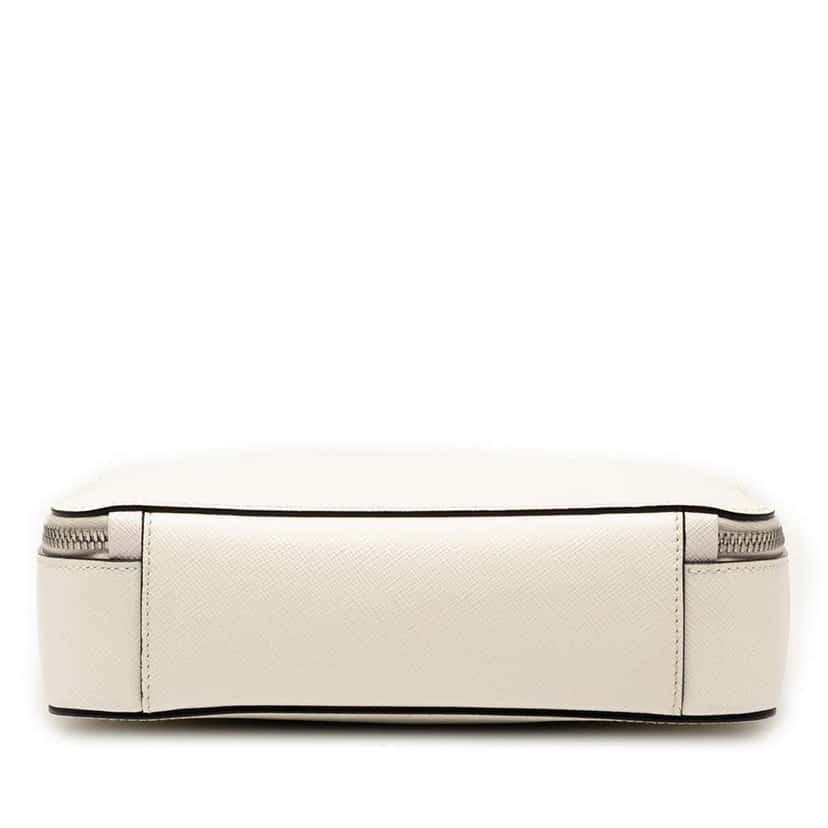 Prada Medium Saffiano Brique Satchel White Leather Good condition - Inside View