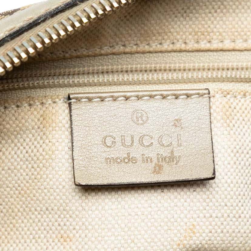 Gucci GG Canvas Sukey Satchel Brown Canvas Good condition - Box View
