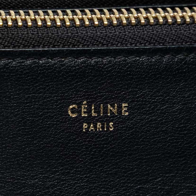 Celine Large Lambskin Trio Crossbody Black Leather Good condition - Box View