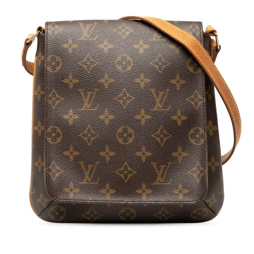 Louis Vuitton Monogram Musette Salsa PM Long Strap Brown Good condition - Front View