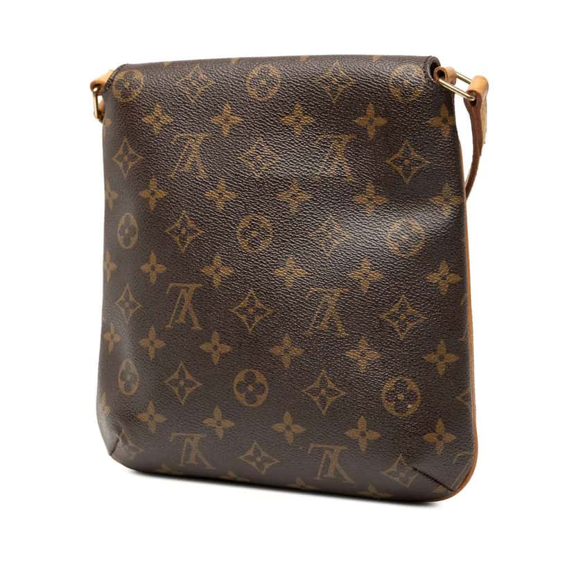 Louis Vuitton Monogram Musette Salsa PM Long Strap Brown Good condition - Back View