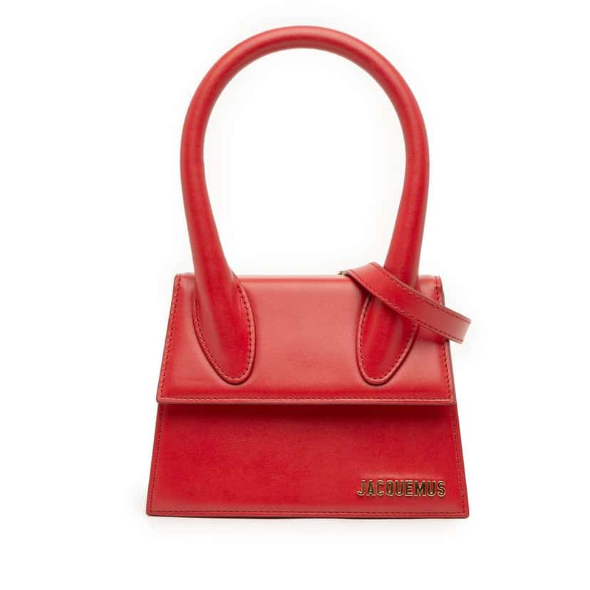 Jacquemus Leather Le Chiquito Noeud Red Leather Good condition - Front View