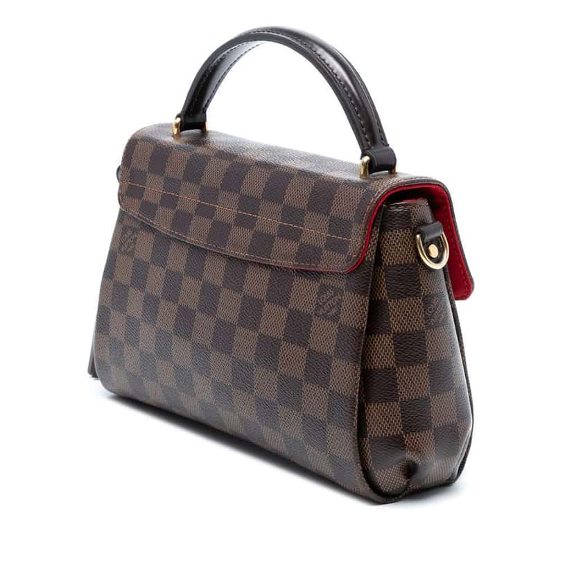 Louis Vuitton Damier Ebene Croisette Brown Good condition - Back View
