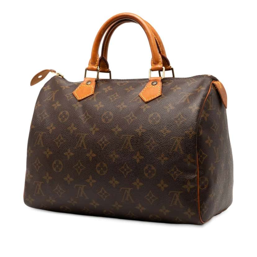 Louis Vuitton Monogram Speedy 30 Brown Good condition - Back View