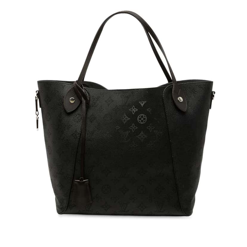 Louis Vuitton Monogram Mahina Hina MM Black Leather Very good condition - Front View