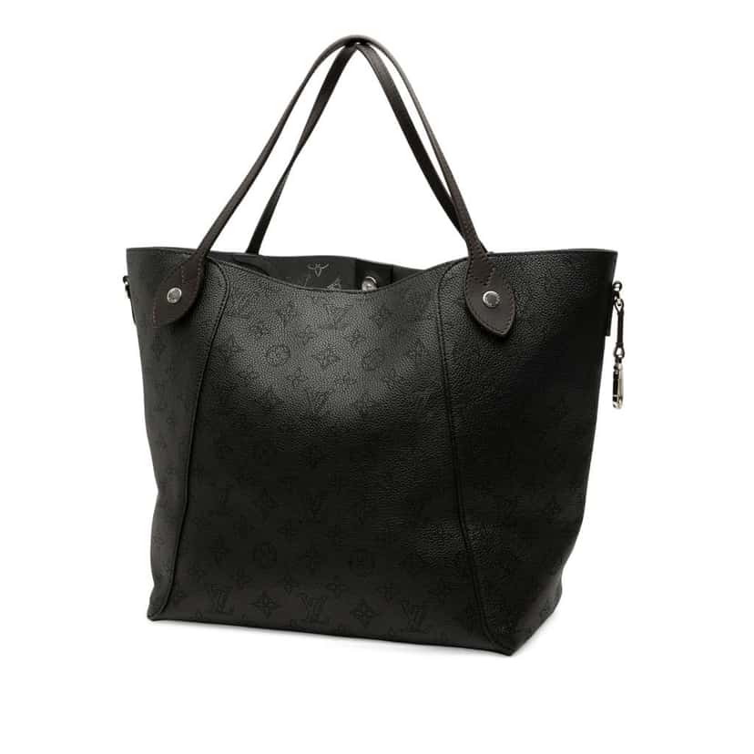 Louis Vuitton Monogram Mahina Hina MM Black Leather Very good condition - Back View