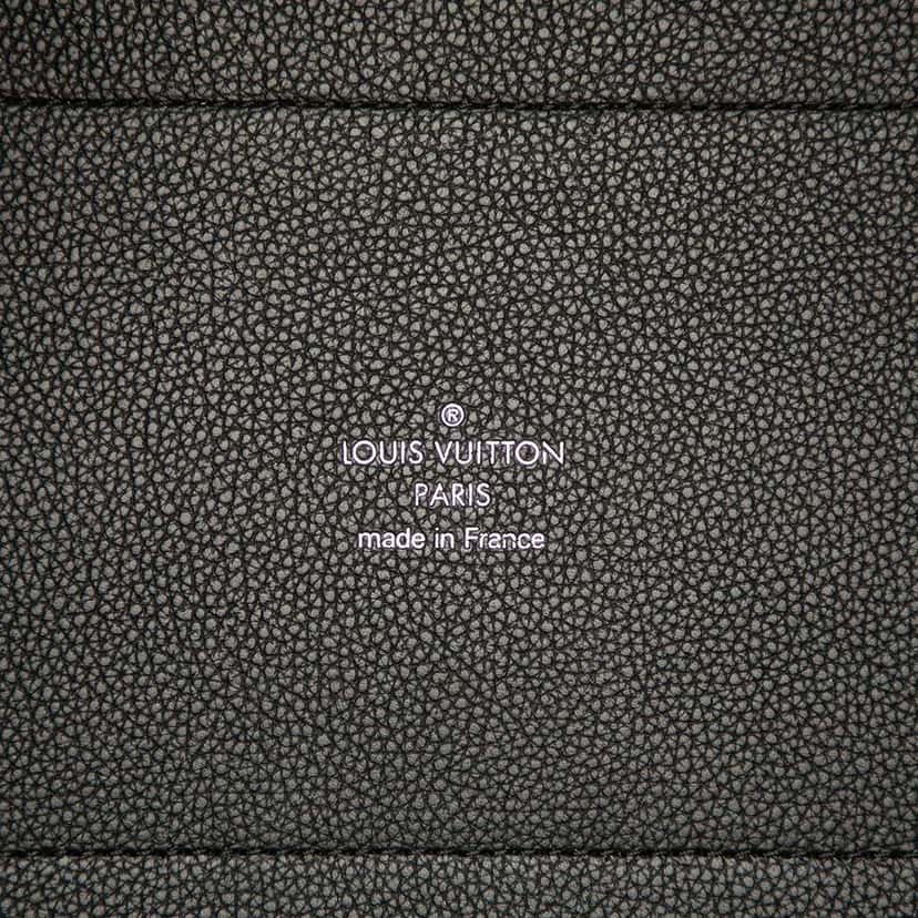 Louis Vuitton Monogram Mahina Hina MM Black Leather Very good condition - Box View