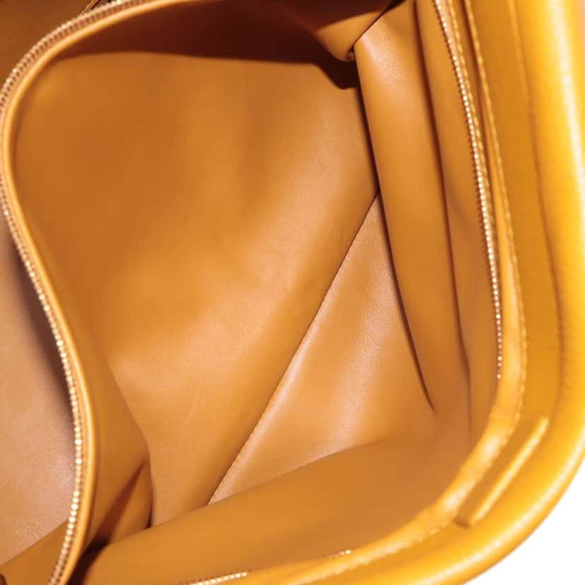 Bottega Veneta Grained Calfskin Saint Germain Tote Yellow Leather Good condition - Inside View