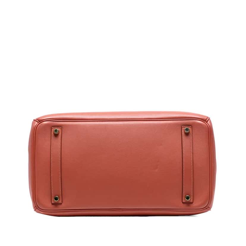 Hermès Swift Birkin Retourne 35 Pink Leather Good condition - Inside View