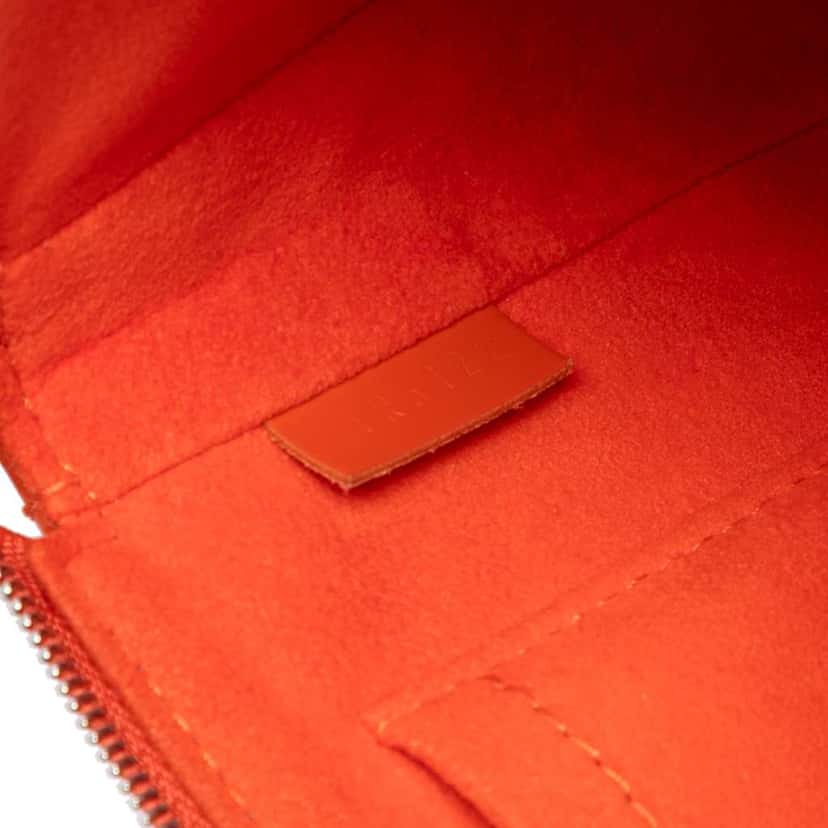 Louis Vuitton Epi Pochette Accessoires Orange Leather Good condition - Box View