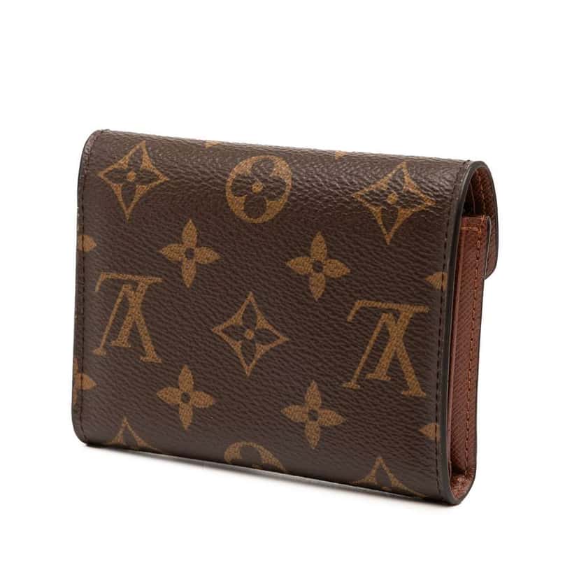 Louis Vuitton Monogram Victorine Wallet Brown Good condition - Back View
