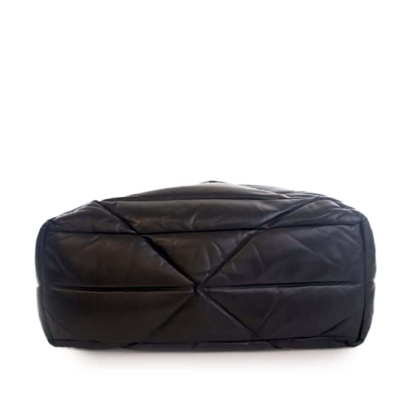 Prada Large Quilted Nappa Padded Tote Black Leather Good condition - Box View