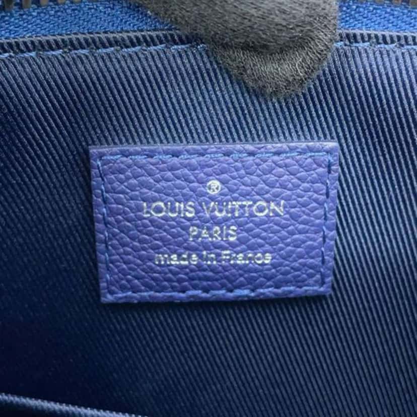 Louis Vuitton Monogram Bandana City Keepall Blue Good condition - Box View