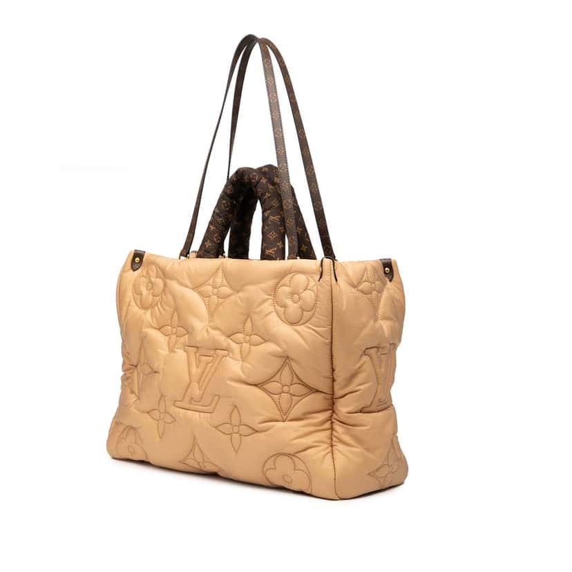 Louis Vuitton Econyl Monogram Pillow OnTheGo GM Brown Good condition - Back View