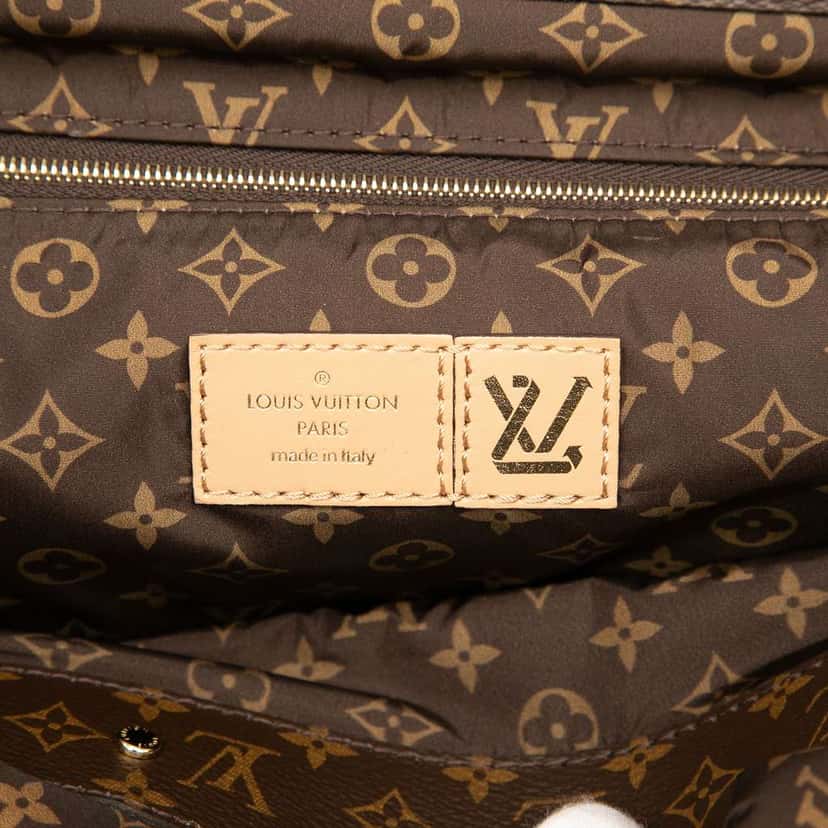 Louis Vuitton Econyl Monogram Pillow OnTheGo GM Brown Good condition - Box View