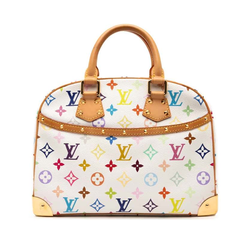 Louis Vuitton Monogram Multicolore Trouville White Good condition - Front View