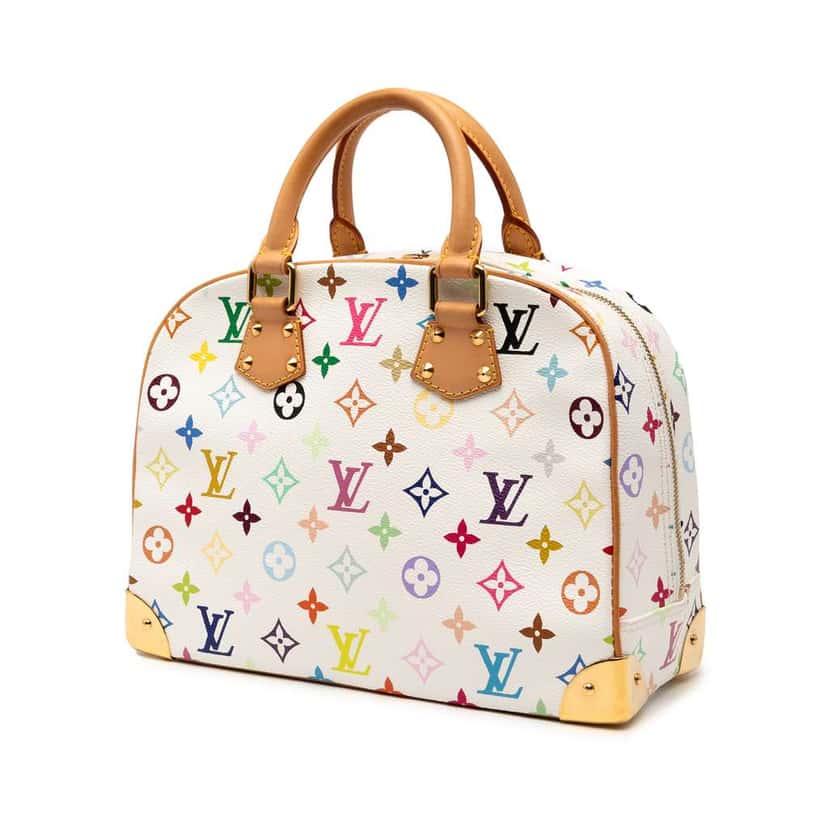 Louis Vuitton Monogram Multicolore Trouville White Good condition - Back View