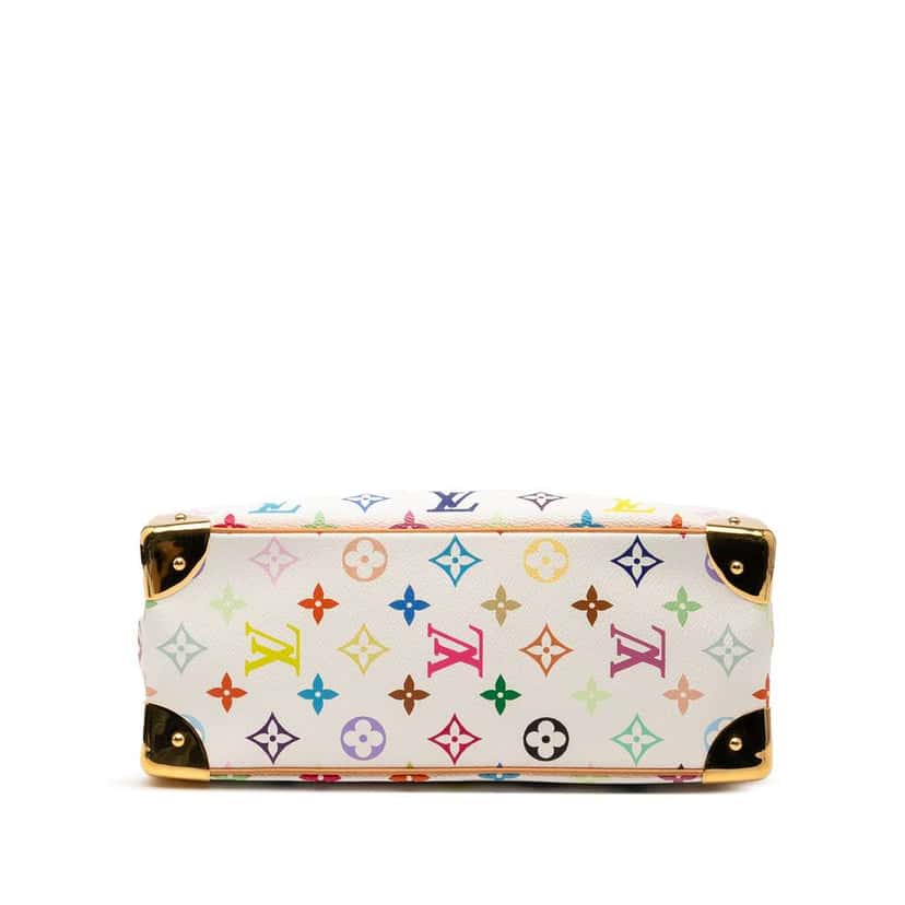 Louis Vuitton Monogram Multicolore Trouville White Good condition - Inside View