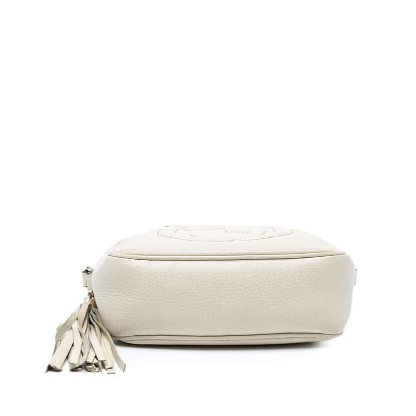 Gucci Leather Soho Disco Crossbody White Leather Good condition - Inside View