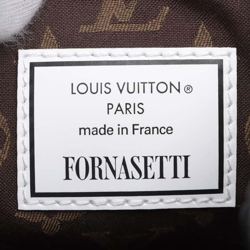 Louis Vuitton Fornasetti Architettura Noe MM White Leather Good condition - Model View