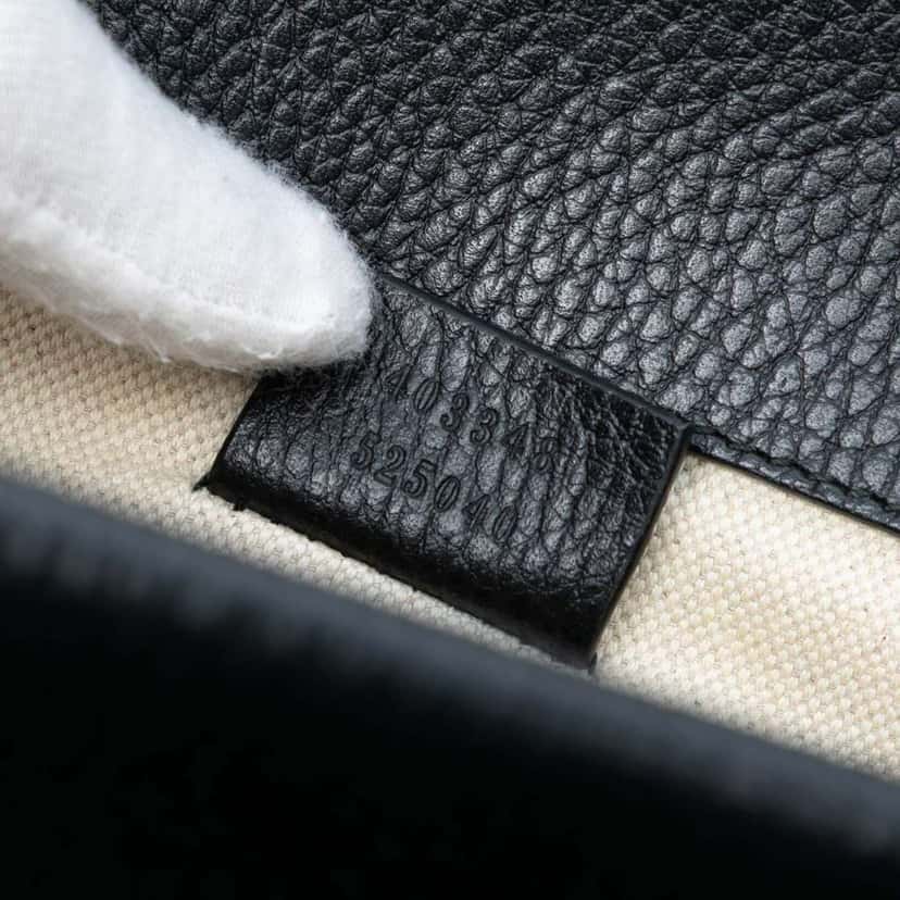 Gucci Medium Calfskin Dionysus Shoulder Bag Black Leather Good condition - Box View