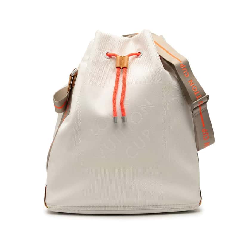 Louis Vuitton Damier Geant LV Cup Volunteer Bag White Canvas Good condition - Front View