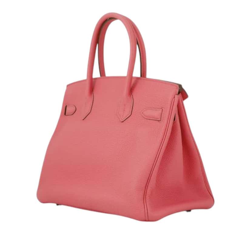 Hermès Togo Birkin Retourne 30 Pink Leather Good condition - Back View