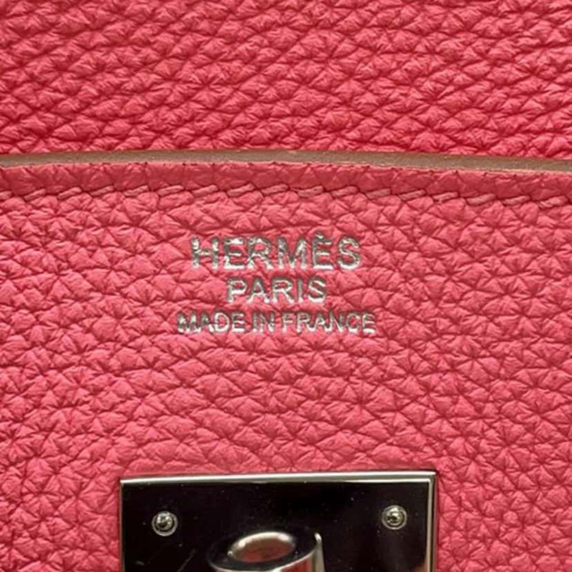 Hermès Togo Birkin Retourne 30 Pink Leather Good condition - Box View
