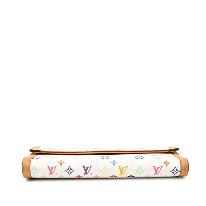 Louis Vuitton Monogram Multicolore Porte Tresor International Wallet White Good condition - Inside View