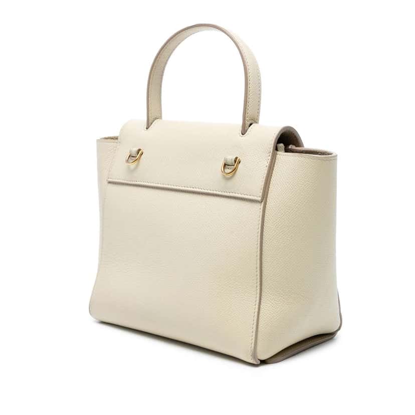 Celine Nano Grained Calfskin Belt Bag Brown Leather Good condition - Back View