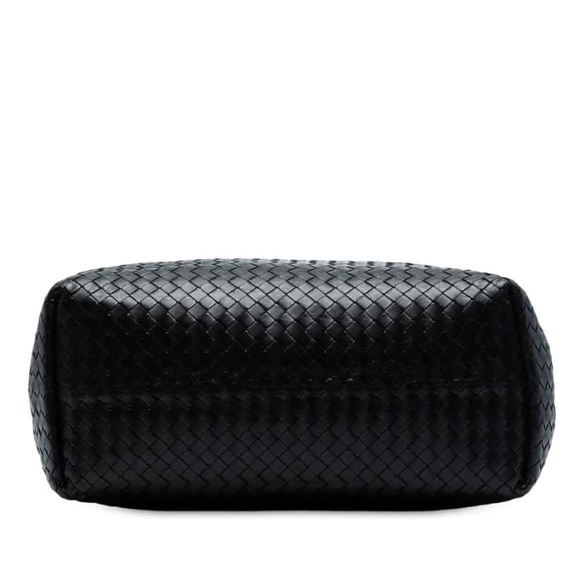 Bottega Veneta Nappa Intrecciato Belted Tote Black Leather Good condition - Inside View