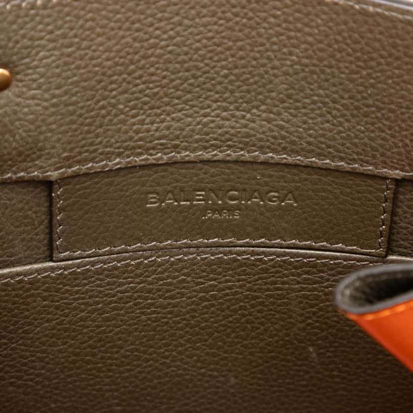 Balenciaga Veau Papier A6 Zip Around Satchel Brown Leather Good condition - Box View