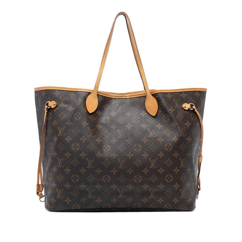 Louis Vuitton Monogram Neverfull GM Brown Good condition - Front View