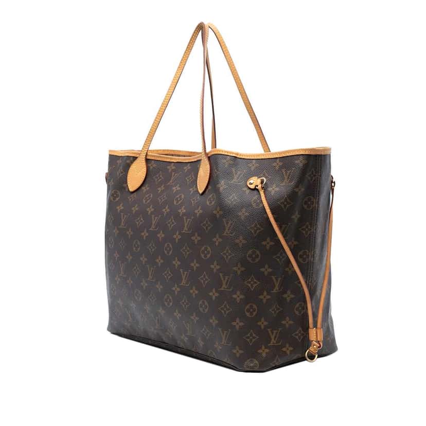 Louis Vuitton Monogram Neverfull GM Brown Good condition - Back View