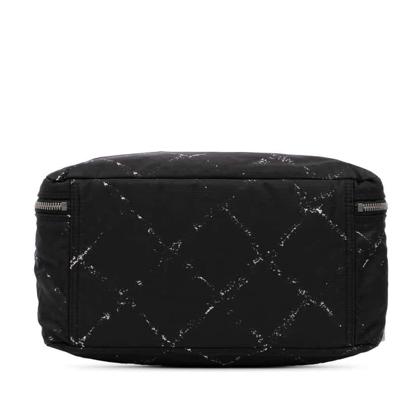 Chanel Old Travel Line Nylon Handbag Black Good condition - Inside View