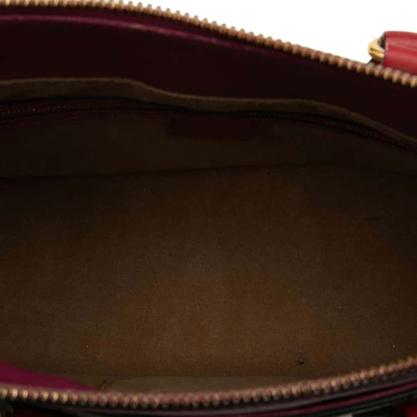 Gucci GG Supreme Linea A Satchel Brown Canvas Good condition - Model View