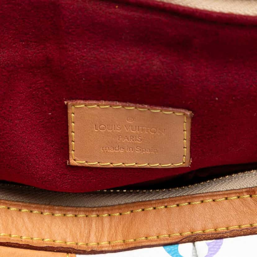 Louis Vuitton Monogram Multicolore Courtney GM White Good condition - Box View