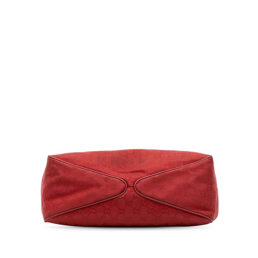 Gucci GG Canvas Shoulder Bag Red Canvas Good condition - Inside View