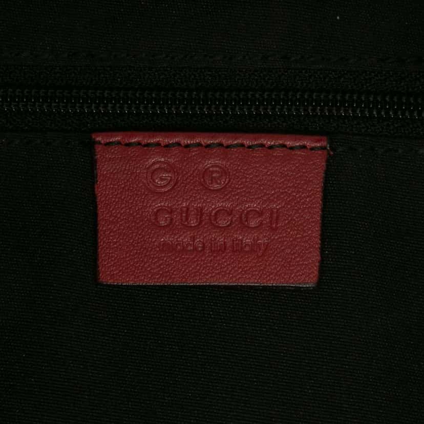 Gucci GG Canvas Shoulder Bag Red Canvas Good condition - Box View