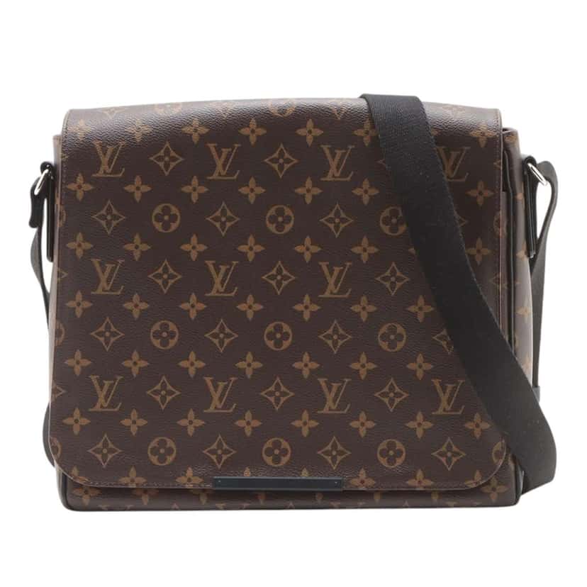 Louis Vuitton Monogram Macassar District MM Brown Good condition - Front View