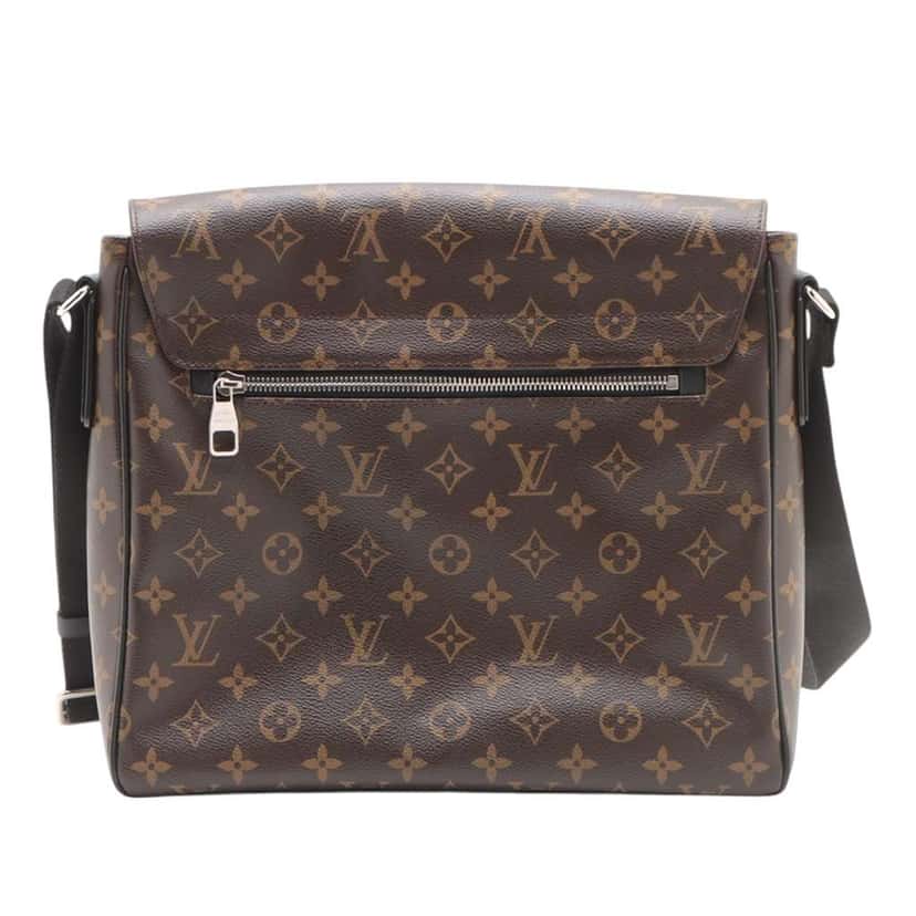 Louis Vuitton Monogram Macassar District MM Brown Good condition - Back View