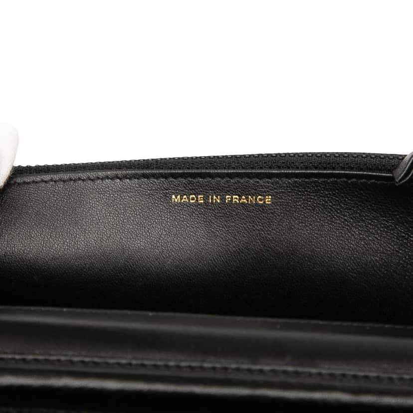 Chanel Lambskin Pyramid Wallet On Chain Black Leather Good condition - Box View